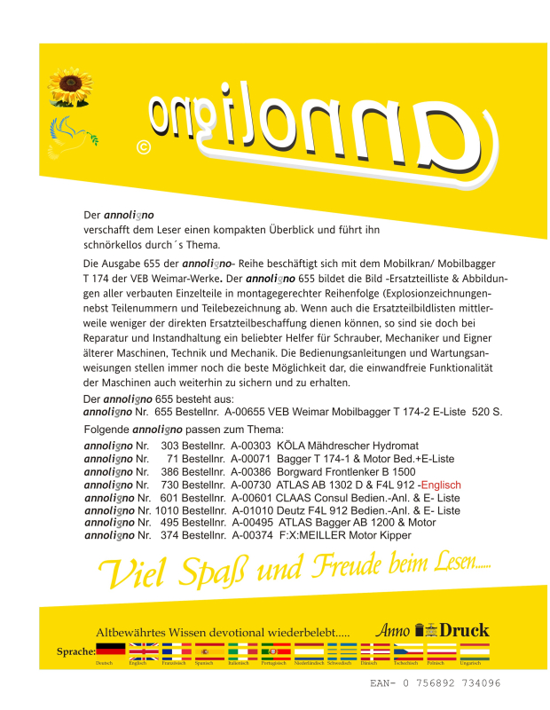 VEB-Weimar Mobilbagger Rüclkseite